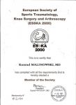 European Society of Sports Traumatology, Knee Surgery and Arthroscopy